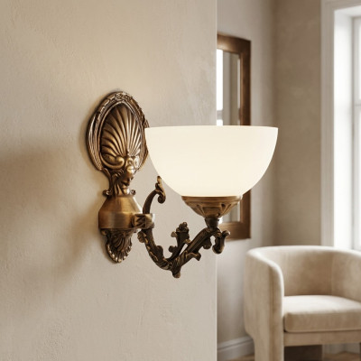 Nástěnná lampa svítidlo Nástěnné svítidlo Lustry Nástěnné lampy Hnědé Klasické
