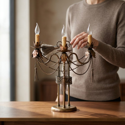 Stolní lampa stolní lampa lampa osvětlení luxus zlatá lampa stůl kov