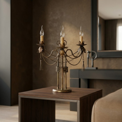 Stolní lampa stolní lampa lampa osvětlení luxus zlatá lampa stůl kov