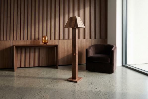 Stehleuchte Luxus Echtholz Lampe Stand Leuchten Stehlampe Leuchte Lampen Luxus