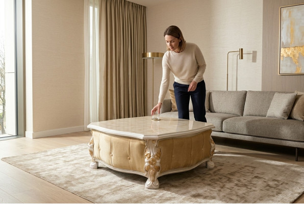Tische Elegante Möbel Design Couch Tische Couchtische Quadratisch Luxus