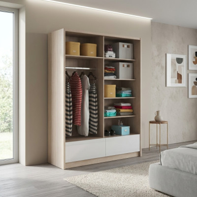Mehrzweck Regale Schrank Regal Aufbewahrungs Kleiderschrank 150cm Neu Garderobe
