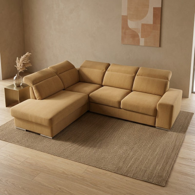 Ecksofa L-form AVANT Eckcouch mit Schlaffunktion Couch Ecksofa Wohnlandschaft
