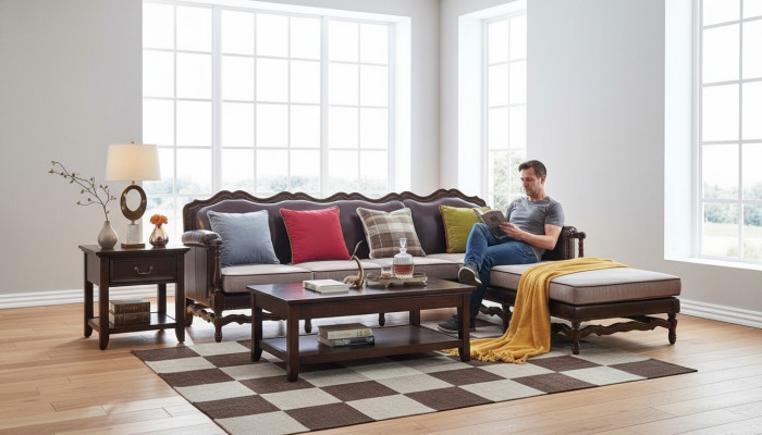 Amerika Möbel 1800 Stil Kolonial Stil Wohnzimmer Möbel Sofagarnitur