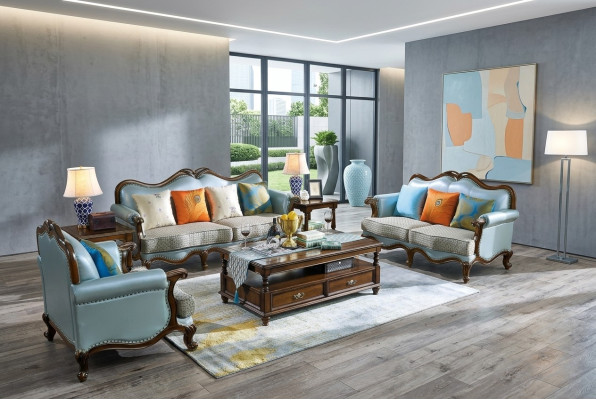 Kožená sedací souprava 3+2+1 sedáků, sada sof Garnitur Couch Designersofa.