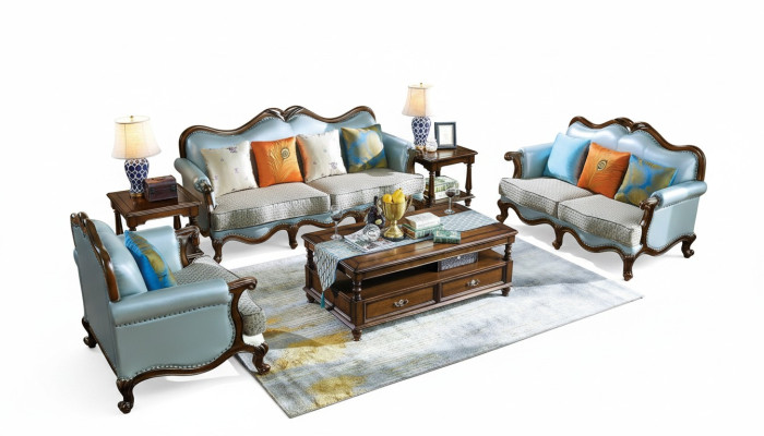 Kožená sedací souprava 3+2+1 sedáků, sada sof Garnitur Couch Designersofa.