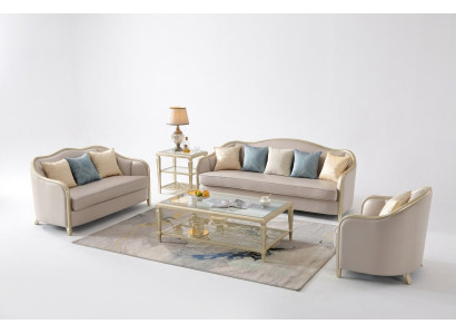 Návrh sedací soupravy Sofy Set 3+2+1 Místný gauč Moderní gauč