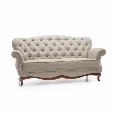 Chesterfield třísedák Pohovka Pohovka Potahové Textilie Pohovka Potahováním Tkaniny