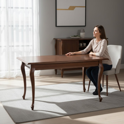Esstisch Tisch Holztisch Möbel Klassische Esszimmer Tische 130x100cm