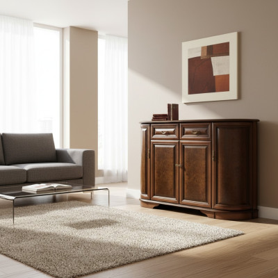 Braune Kommode Antik Stil Sideboard Anrichten Kommoden Holz Schrank