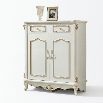 Kommode Schubladen Holz Sideboard Schrank Schränke Weiß Kommoden Wohnzimm
