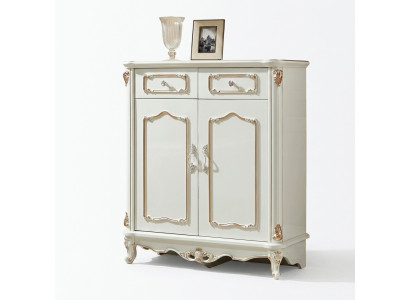 Kommode Schubladen Holz Sideboard Schrank Schränke Weiß Kommoden Wohnzimm