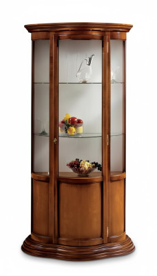 Glasschränke Luxus Sideboard Schränke Braun Vitrine Klassisch Italienische Möbel