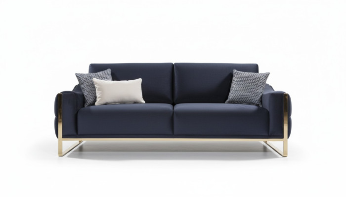 Klassische Sessel Luxus Polster Textil Polster Sitz Einsitzer Moderne Weiß Neu