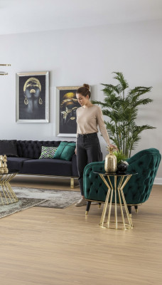 Chesterfield Club Sessel Couch Möbel Einrichtung Sofa Relax Einsitzer