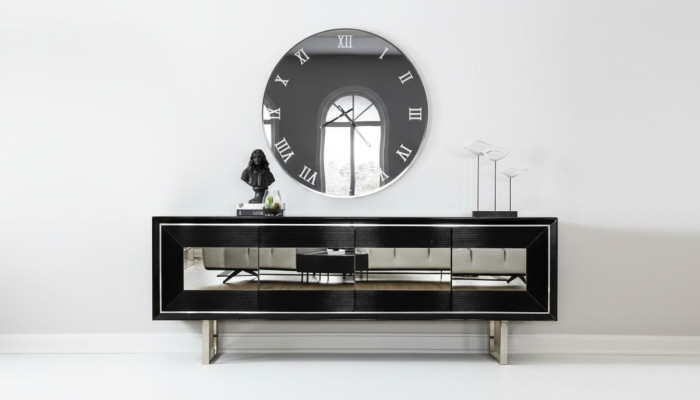 Schwarzes Sideboard Kommode Kommoden Schrank Standschrank Luxus Anrichte