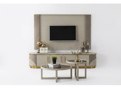 Modern TV-Lowboard Luxus TV-Schrank Stilvoll RTV Wohnzimmer TV-Kommode NEU