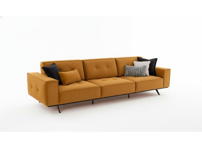 Sofa Couch Viersitzer Möbel Couchen Polster Sofas Textil Stoff Einrichtung
