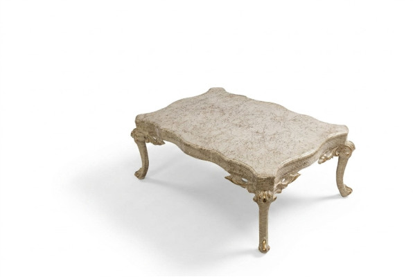 Wohnzimmer Tisch Holz Tische Couchtisch Barock Rokoko Beistelltisch