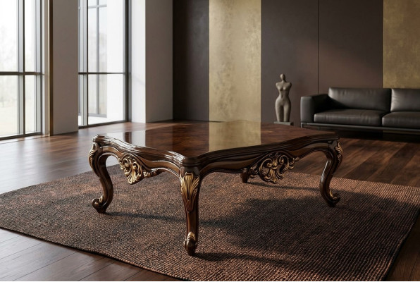 Holz Tisch Beistelltisch Möbel Luxus Couchtisch Braune Couchtische Wohnzimmer