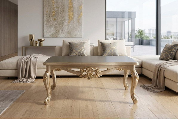 Couchtisch Tisch Möbel Einrichtung 120x80 Tische Holz Barock Rokoko