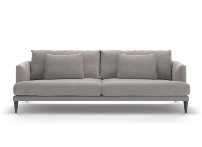 Zweisitzer Luxus Graues Sofa Textilmöbel Wohnzimmer Sofas Couen Moderrn