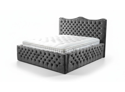 Chesterfield postel Samet postele Manželská postel 160x200 Design hotelové vybavení