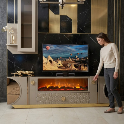 Luxus Lowboard rtv Regal Sideboard rtv Kommode Fernseh Ständer Schrank Möbel Neu