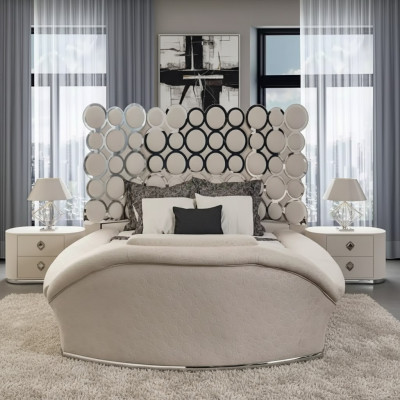 Schlafzimmer Bett 2x Nachttische Luxus Betten Set Komplett Design Möbel
