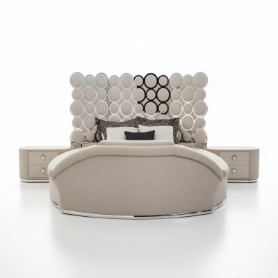 Schlafzimmer Bett 2x Nachttische Luxus Betten Set Komplett Design Möbel