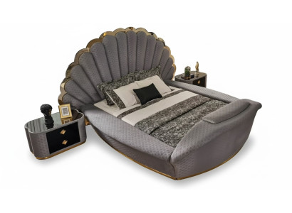 Luxus Bett Design Betten Möbel Doppelbett Schlafzimmer Königlich 200x200 cm