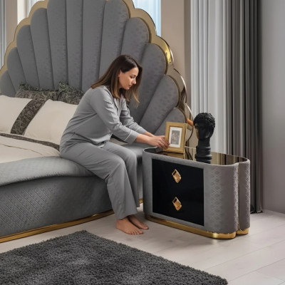 Nachttische Beistelltisch Nachtkonsole Design Beistelltisch Schlafzimmer Tisch