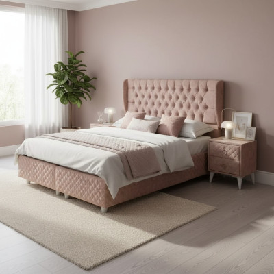 Postel postel 160x200cm včetně matrace, rámu postele design měkká postelní postel