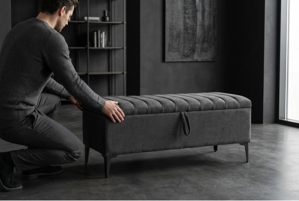 Návrh židle Návrh polštáře Podnožka Ottomanské křeslo Textilní sedadlo Chaise Lounge Pufa
