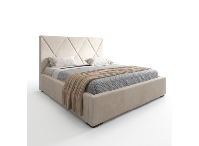 Postel Beige manželská postel Styl Elegatní postel Potah látky Ložnice Moderní Nová