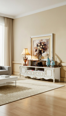 Sideboard Bílý Luxus Elegantní obývací pokoj Komoda Skříně Nízký nábytek Nový