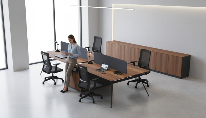 Großer Arbeitstisch Bürotische Arbeitszimmermöbel Massivholz Möbel Luxus