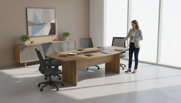 Velký kancelářský stůl jednací stoly konferenční nábytek kancelářské zařízení design