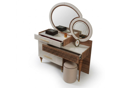 Chambre à Coucher Set Commode Avec Miroir Ensemble Bois Groupe Meuble Neuf