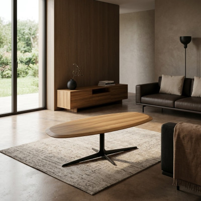 Konferenční stolek Obývací pokoj Konferenční stolek Designový stolek Luxusní dřevěný stolek