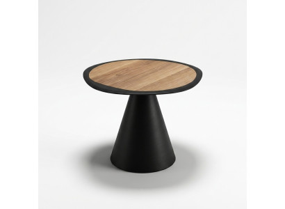 Designer Couchtisch Beistelltisch Wohnzimmer Schwarz Tisch Möbel Rund