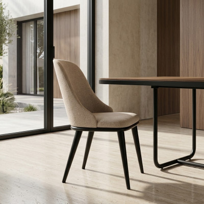 Židle Designer Dřevěná židle Jídelní židle Luxus Dřevo Nové Nábytek Židle Nové