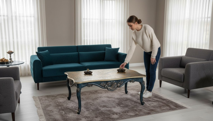 Kaffee Tisch Beistell Tische Wohnzimmer Luxus Couchtisch Design Holz