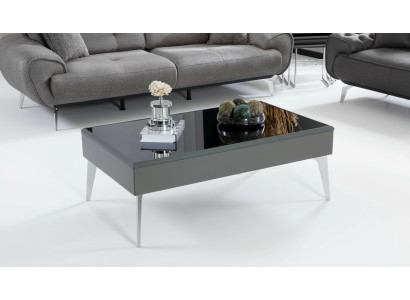 Couchtisch Wohnzimmer Holz Luxus Möbel Moderne Farbe Grau neu