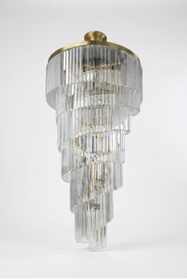Leuchte Luxus Kronleuchter Deckenleuchte Wohnzimmer weiß Modern Lampen