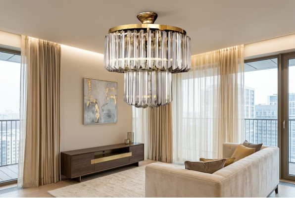 Kronleuchter Hange Pendelleuchte neu Lustre Wohnzimmer Crystal