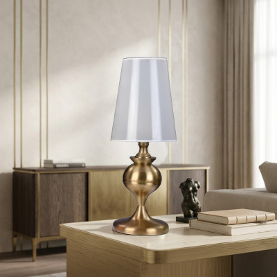 Tischlampe weiß Luxus Möbel Kolonialstil Modernes neues Wohnzimmer