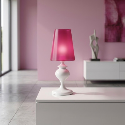 Tischlampe Leuchten Modernes Design rosa Tisch Kronleuchte Leuchte