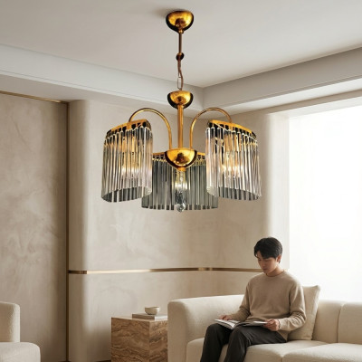 Kronleuchter Deckenleuchte Schlafzimmer Lampe Kronleuchter gold neu