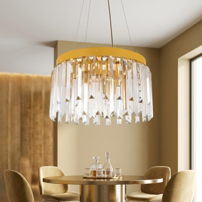 Lustr Luxus Stropní lampa antik Eiche Kristall Leuchten Lampen Jugendstil.